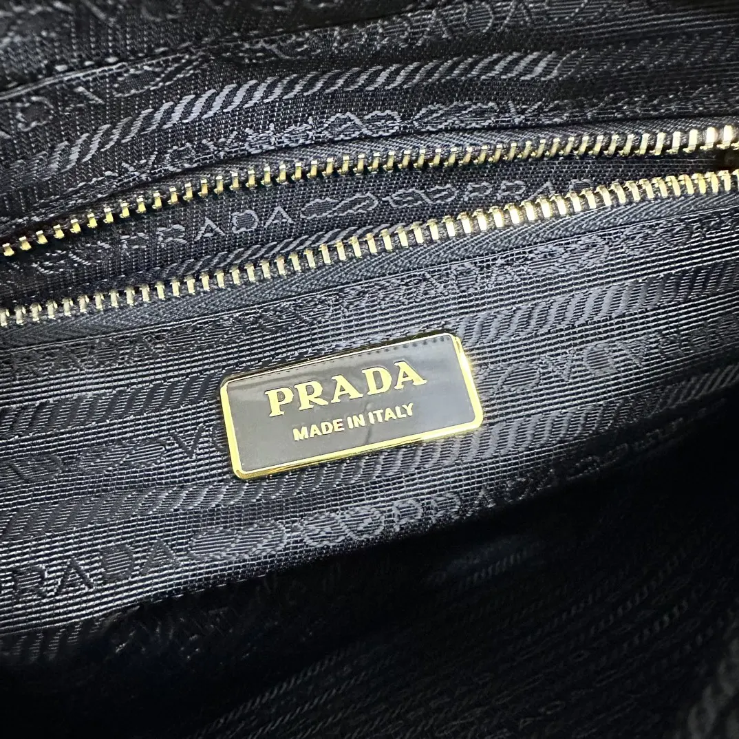 Prada Quilted Nylon Chain Shoulder Bag D74016269 — view 9