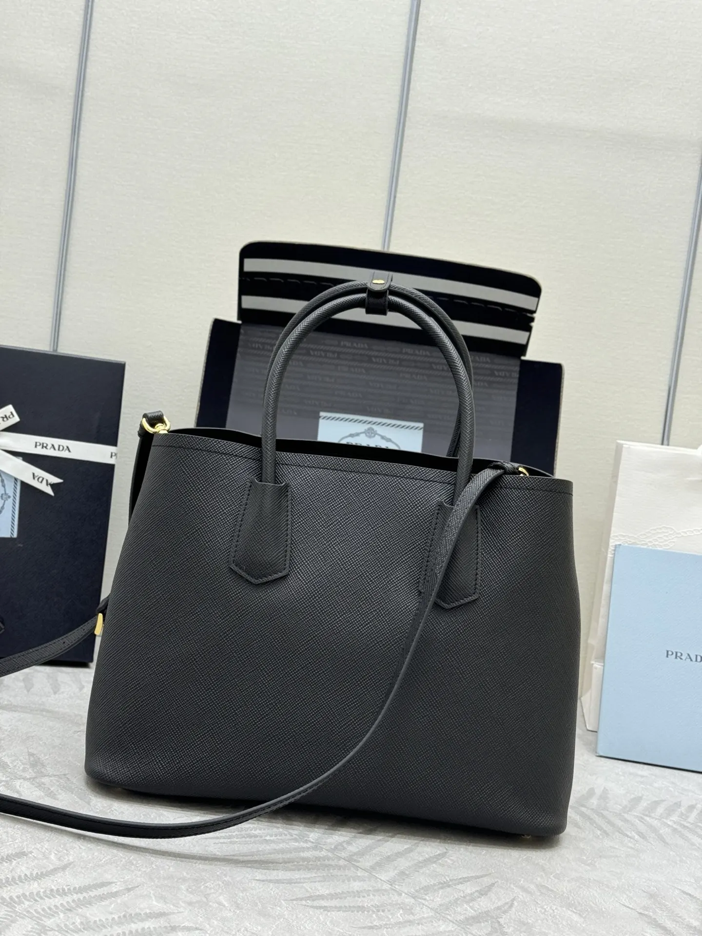 Prada Saffiano Leather Tote Bag D110016523 — view 2