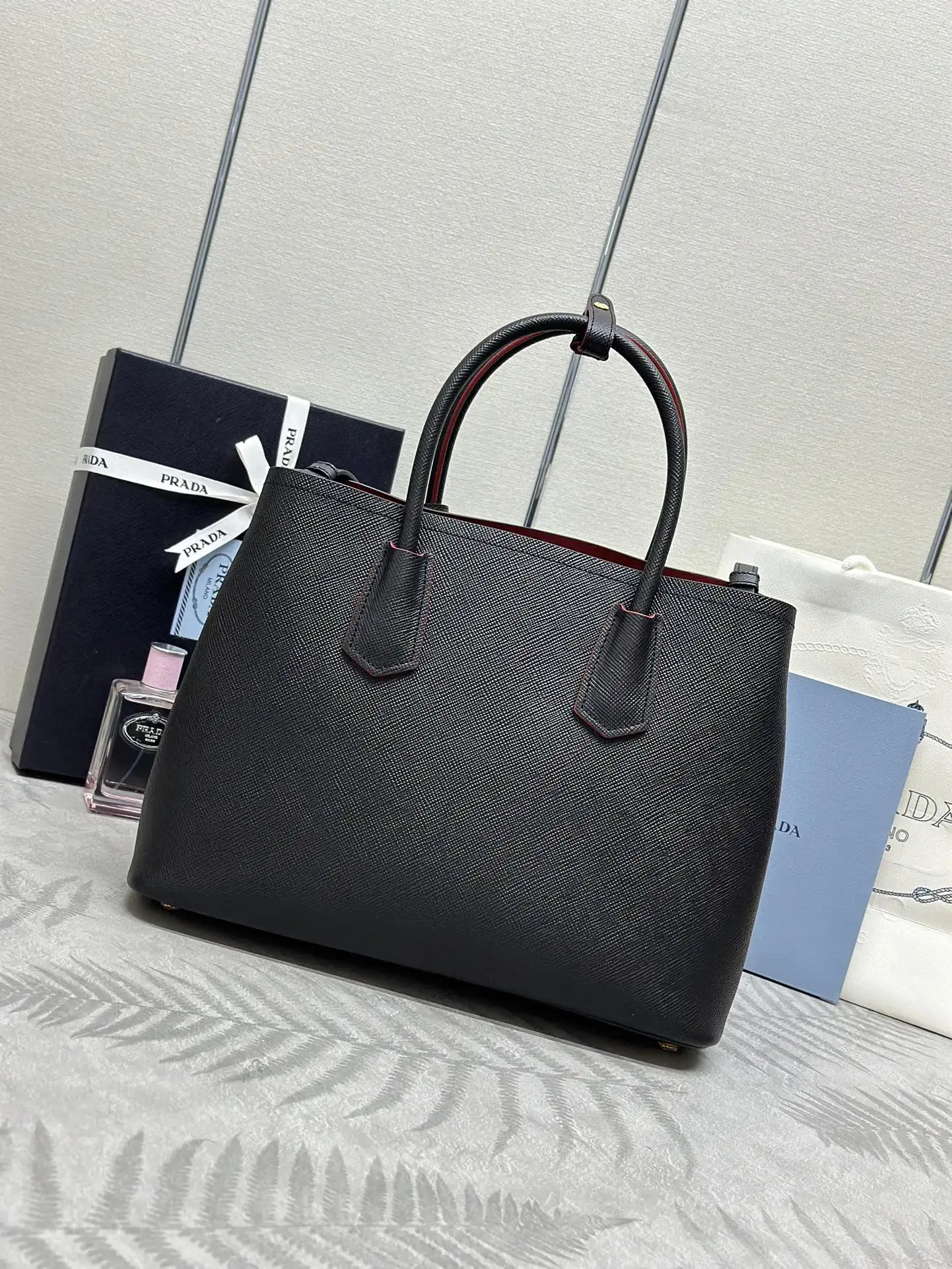 Prada Saffiano Leather Tote Bag D110016270 — view 2