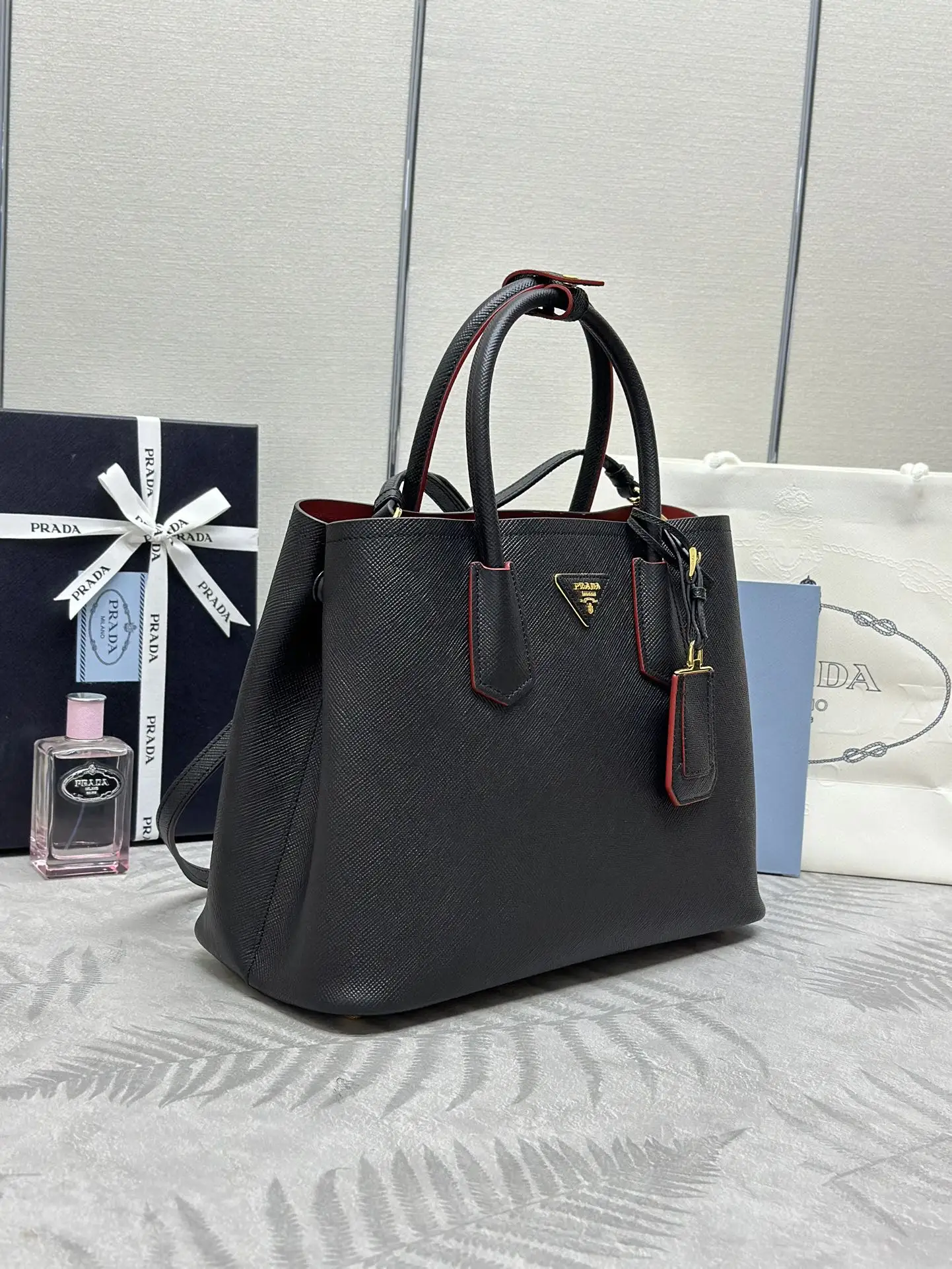 Prada Saffiano Leather Tote Bag D110016270 — view 4