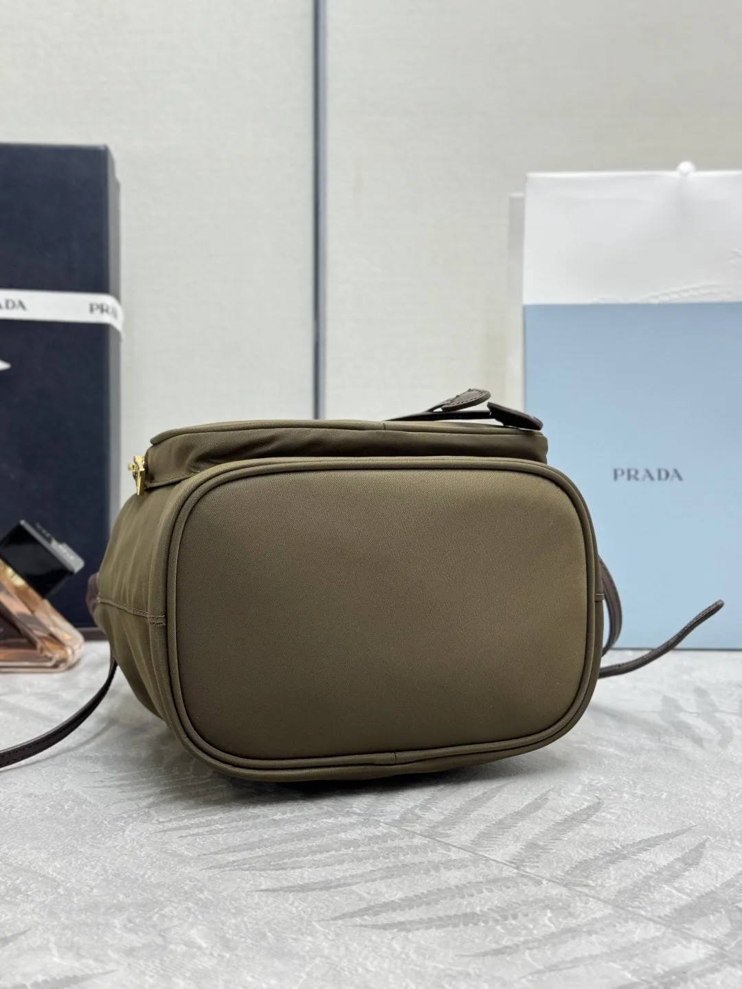 Prada Nylon Drawstring Bucket Bag D63016272 — view 6