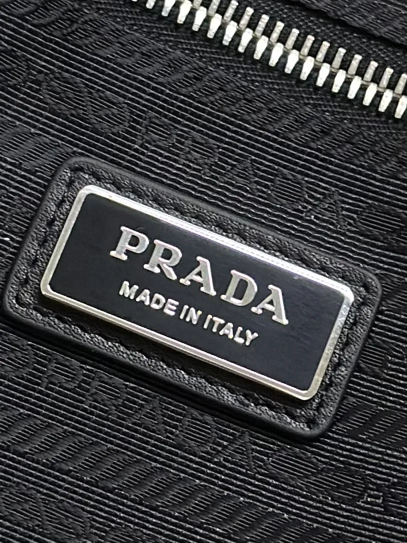 Prada Triangle Logo Leather Shoulder Bag D99016276 — view 9