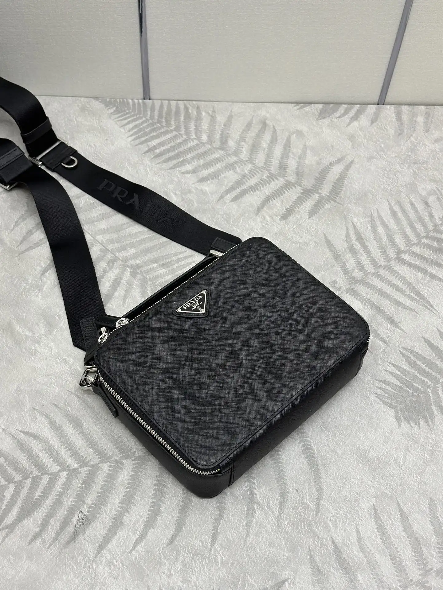 Saffiano Leather Brique Camera Bag D89016277 — view 4