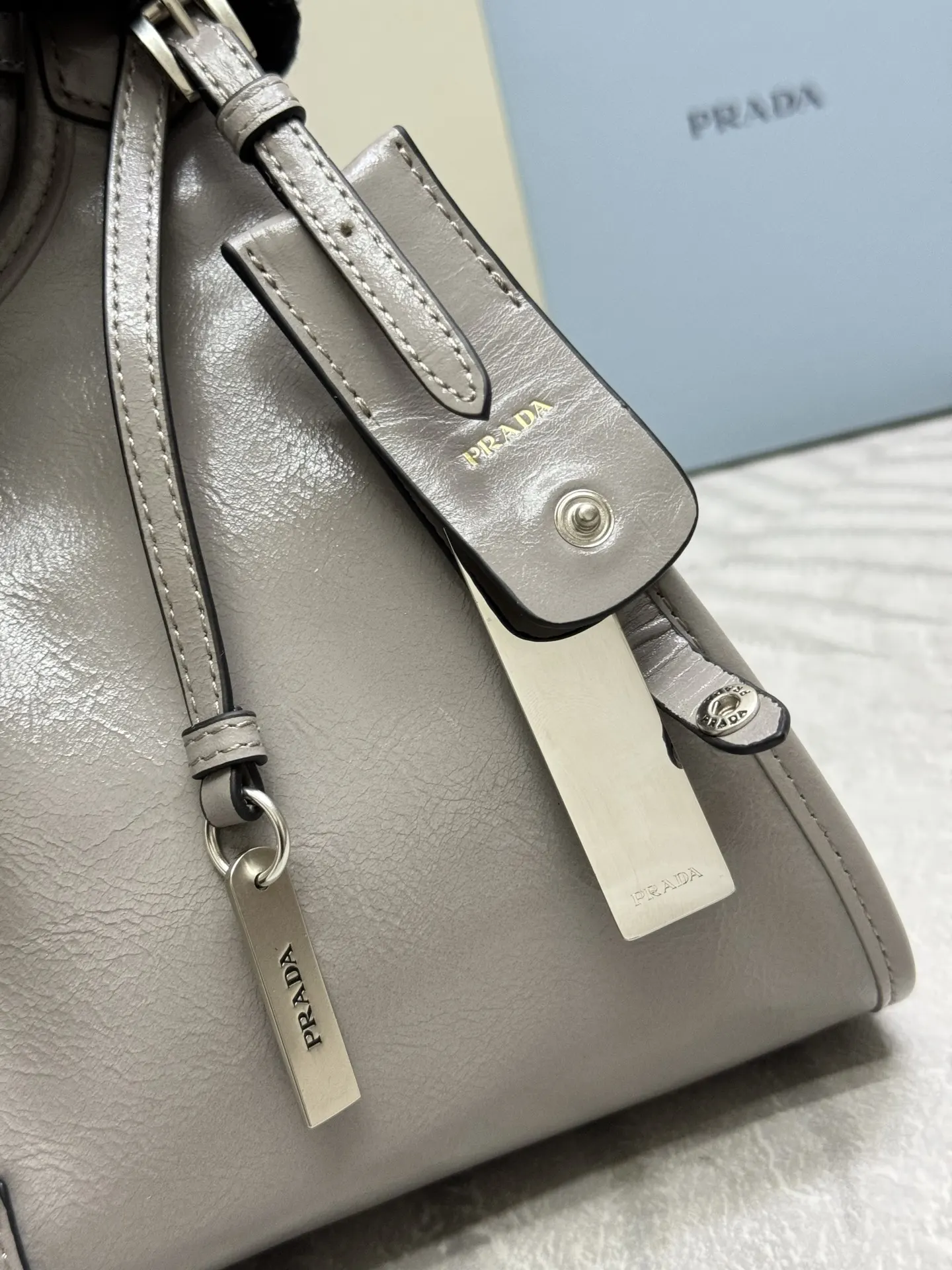 Prada Small 1BG563 Top-Handle Bag D100016279 — view 6