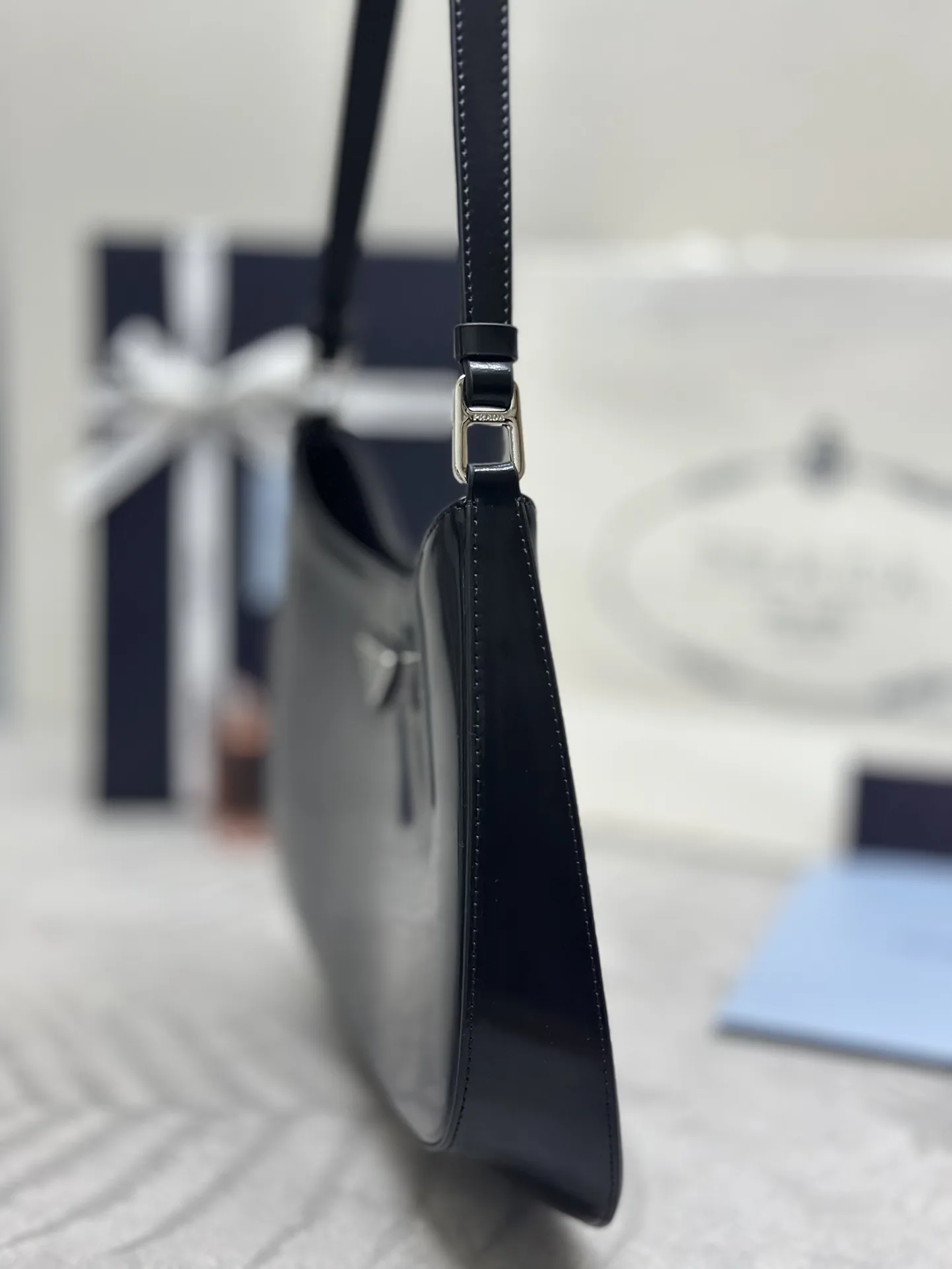 Prada 1BC499 Leather Shoulder Bag D82016280 — view 3
