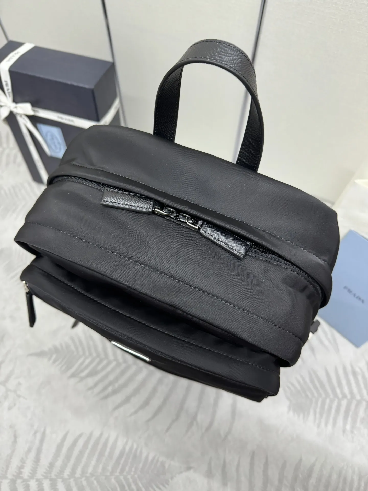Prada Re-Nylon Multi-Pocket Backpack D93016281 — view 4