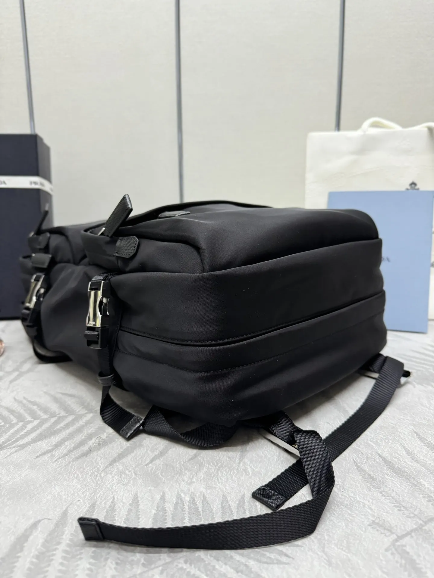 Prada Re-Nylon Multi-Pocket Backpack D93016281 — view 5
