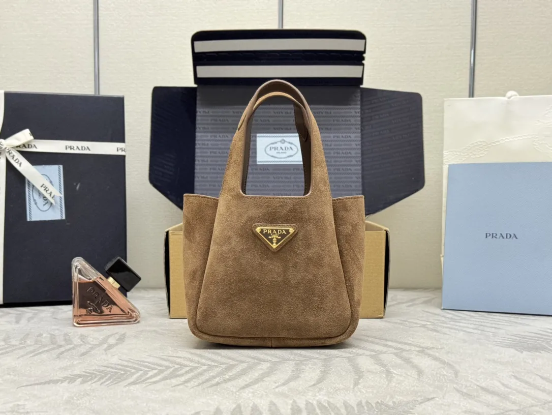 Prada Mini Suede Tote Bag D82016524