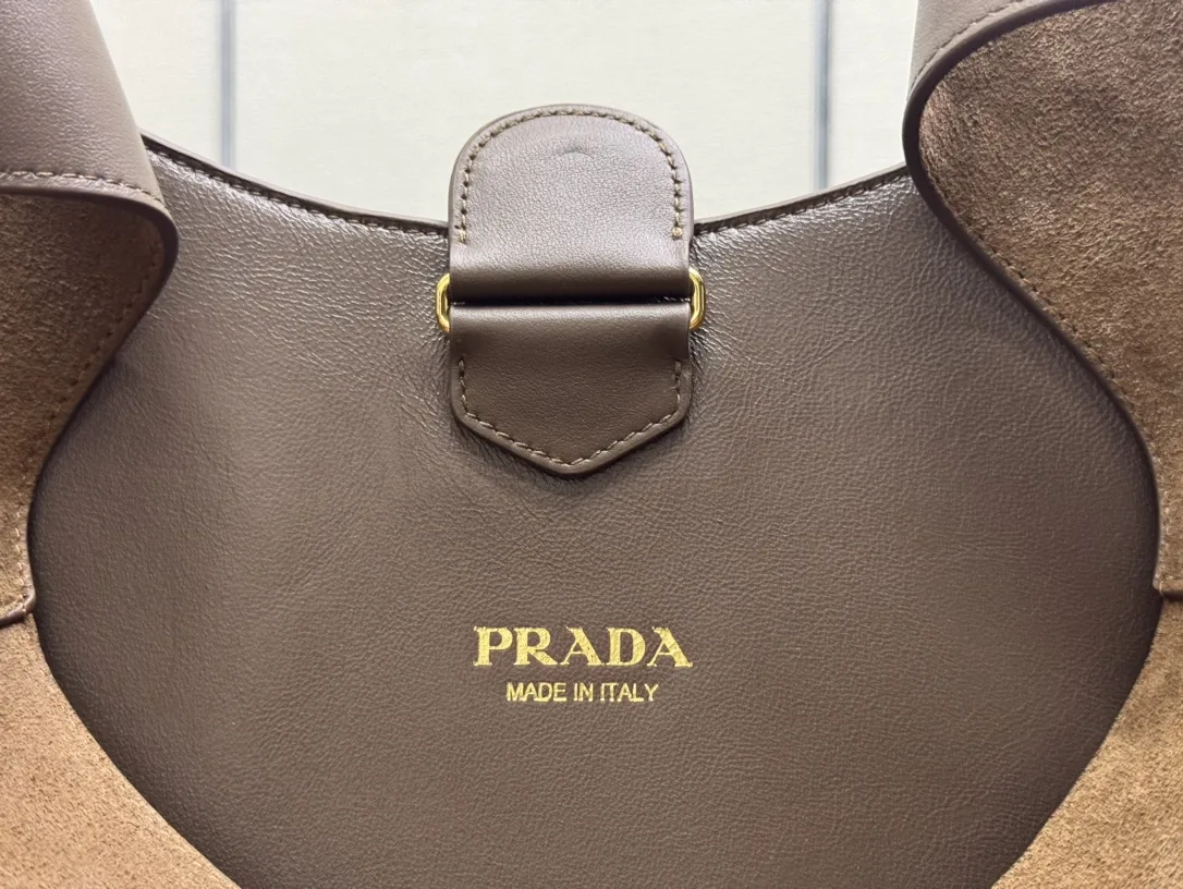 Prada Cleo Suede Shoulder Bag D100016289 — view 7