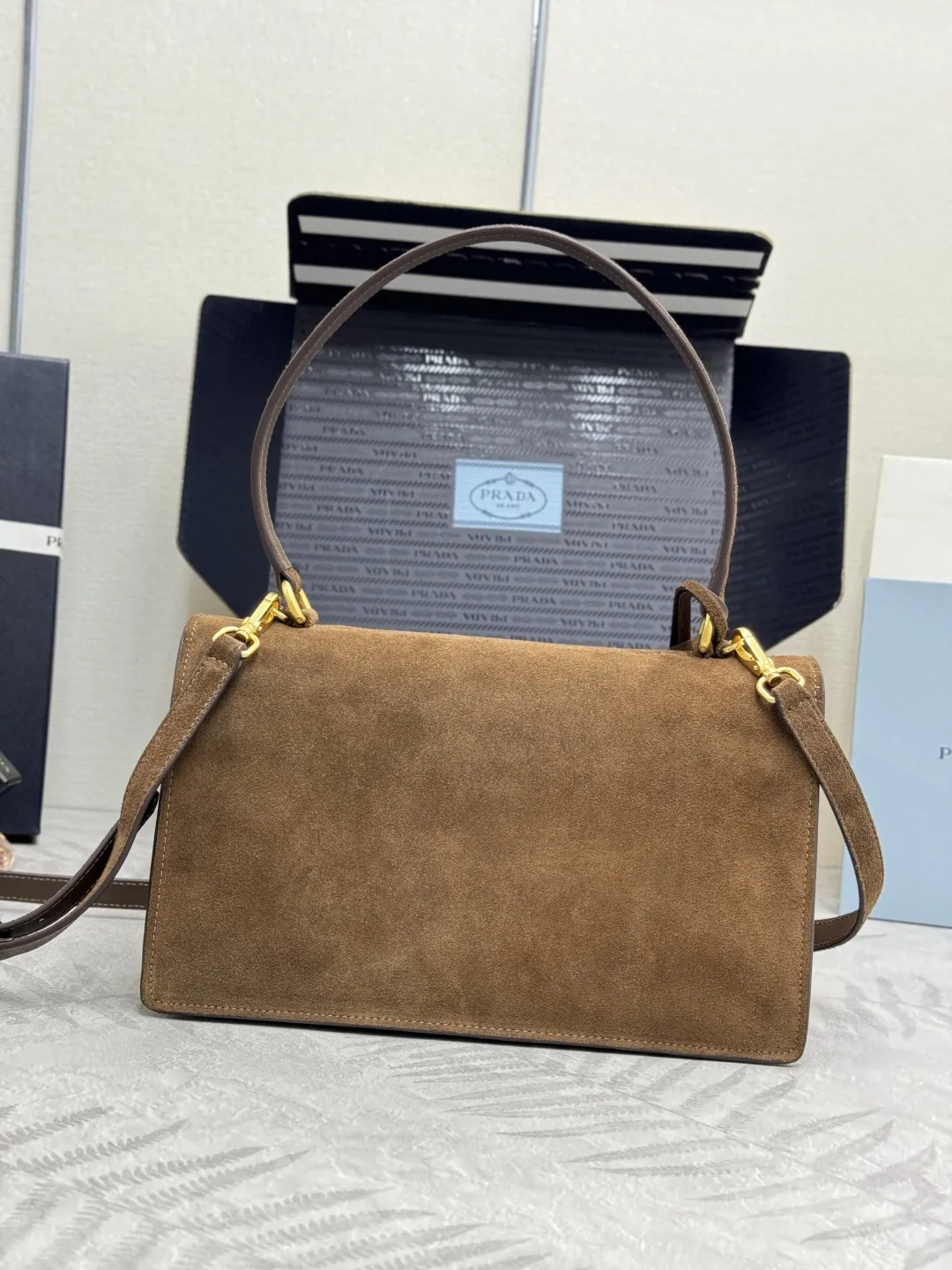 Soft Sound Suede Top-Handle Bag D105016290 — view 2