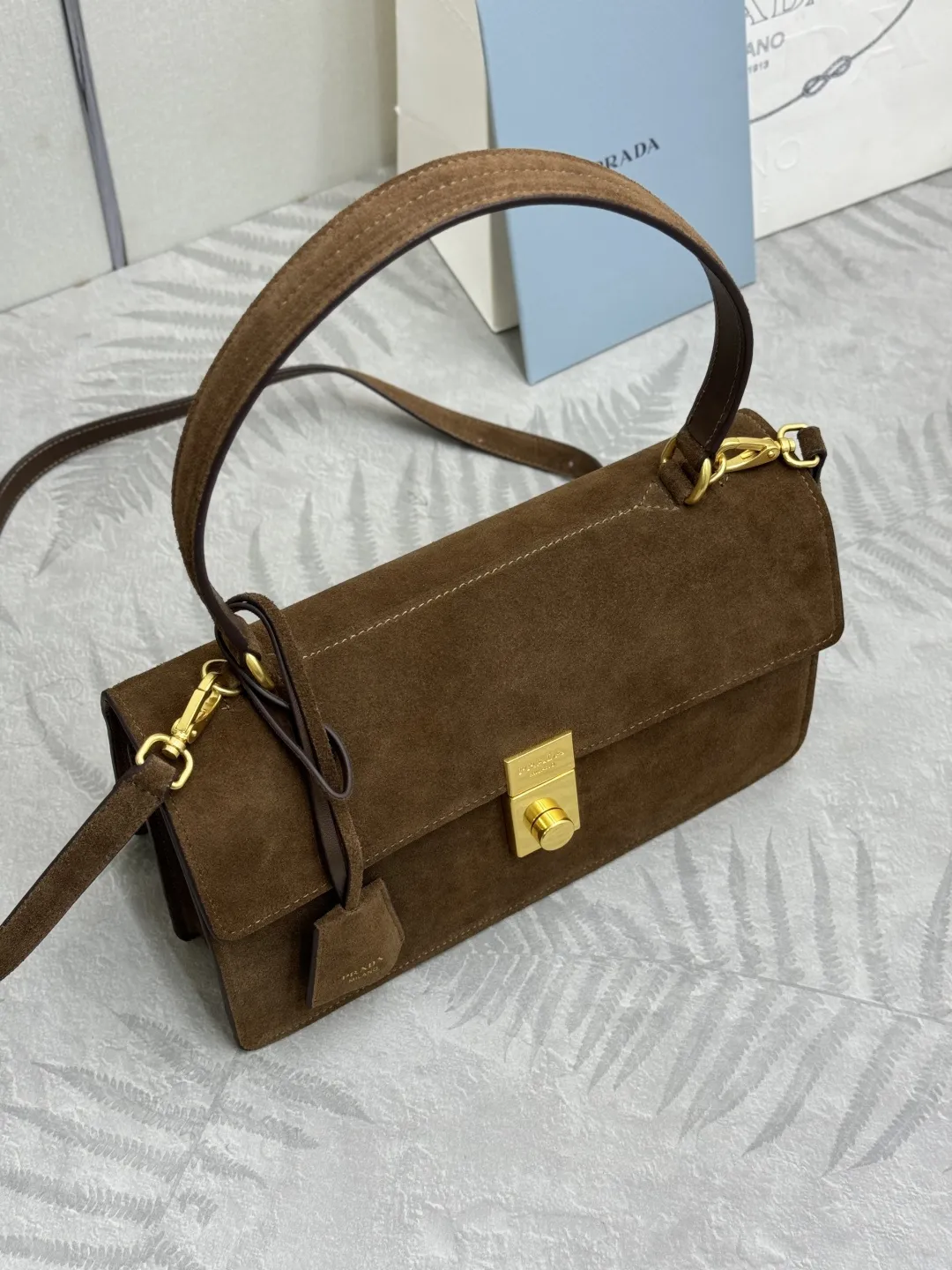 Soft Sound Suede Top-Handle Bag D105016290 — view 4