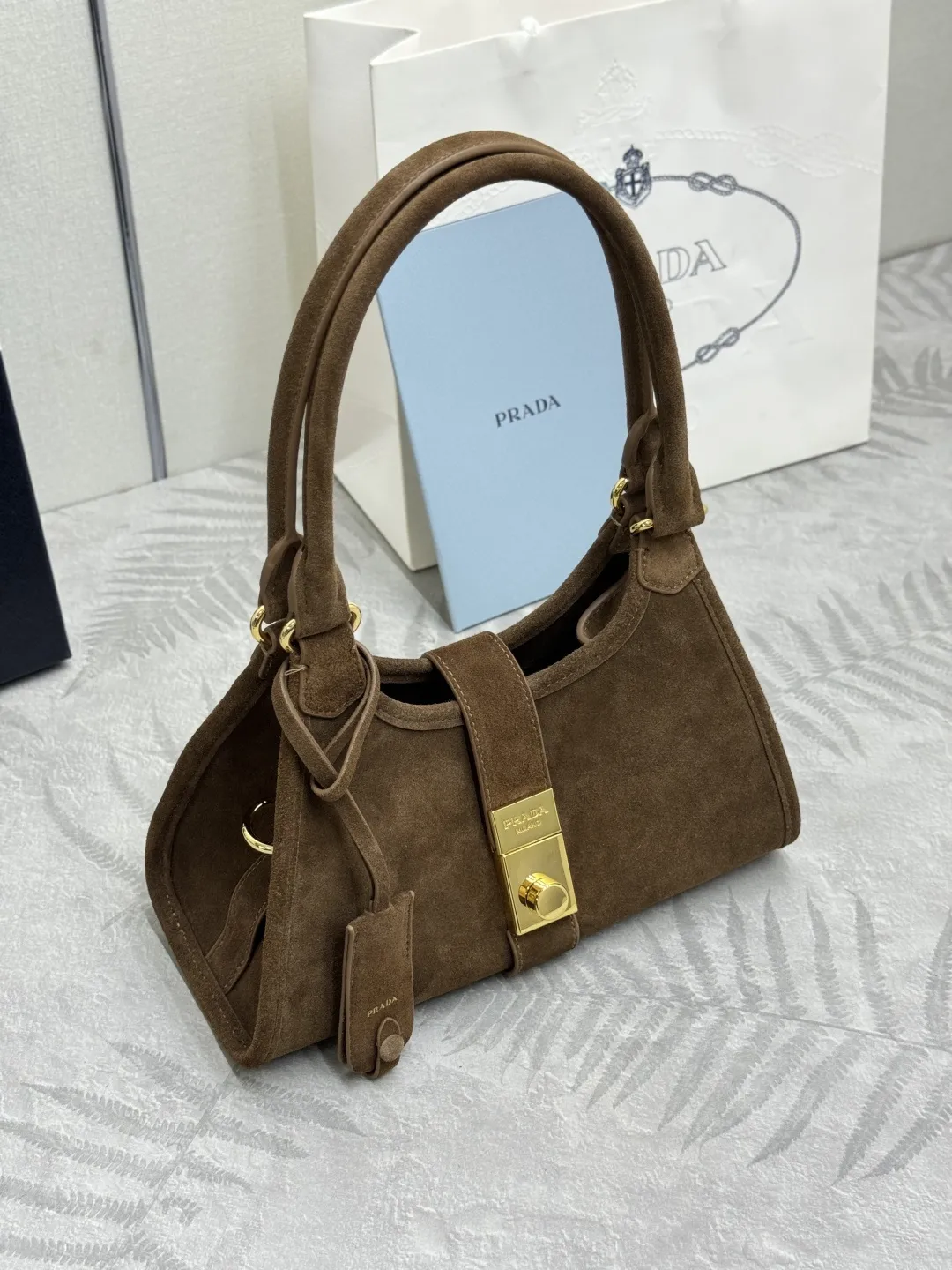 Mini Suede Shoulder Bag D98016291 — view 3