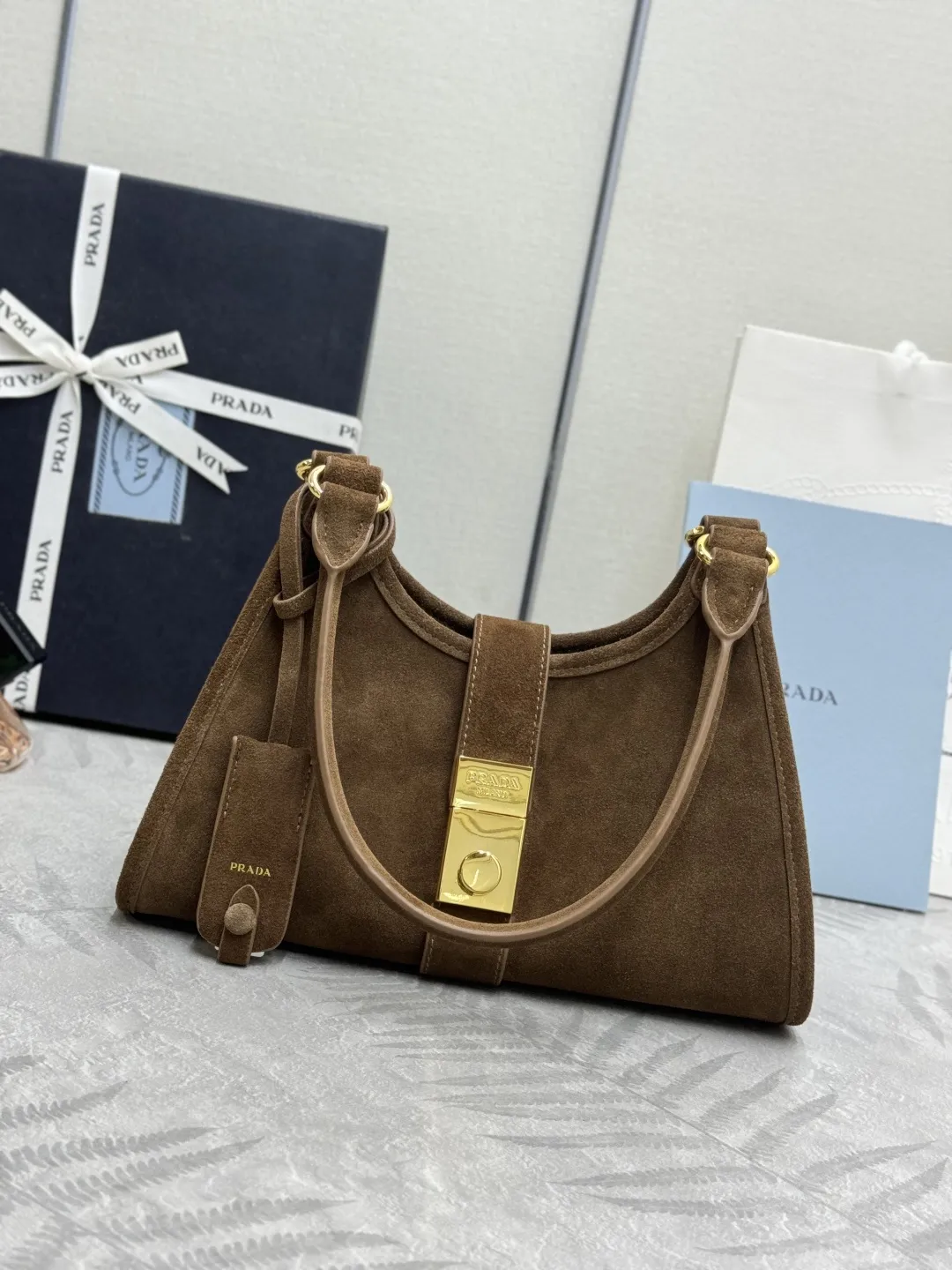 Mini Suede Shoulder Bag D98016291 — view 4