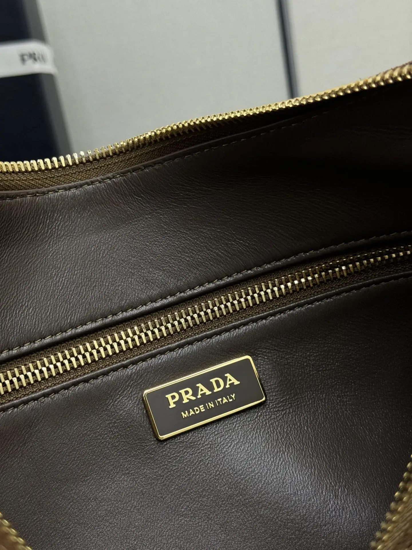 Prada Aimee Suede Hobo Shoulder Bag D88016292 — view 9