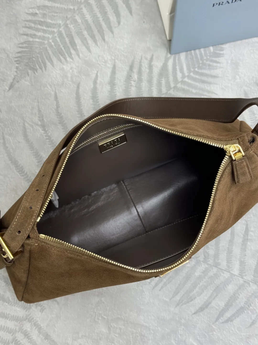 Aimee Suede Hobo Shoulder Bag D98016293 — view 8