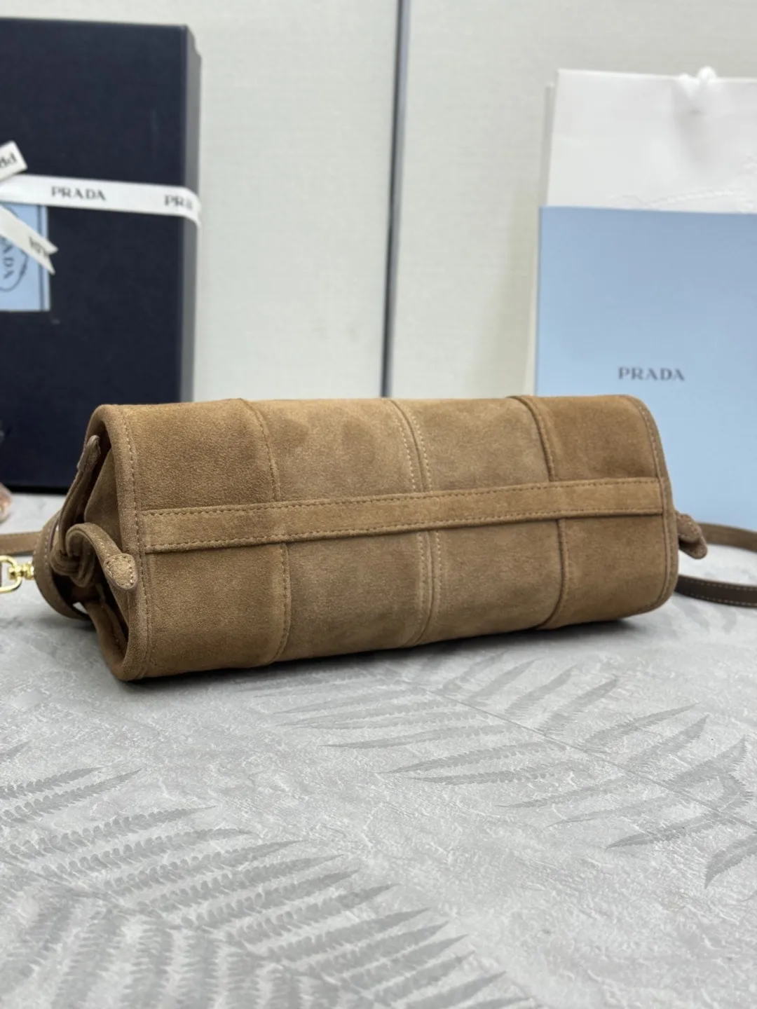 Prada Suede Crossbody Bag D89016294 — view 6