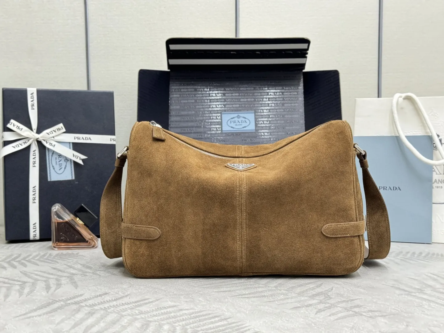 Suede Messenger Bag D90016296
