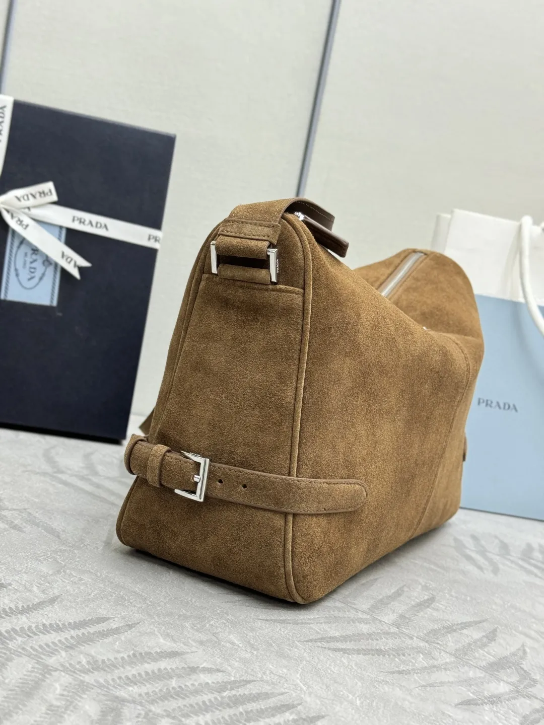 Suede Messenger Bag D90016296 — view 3