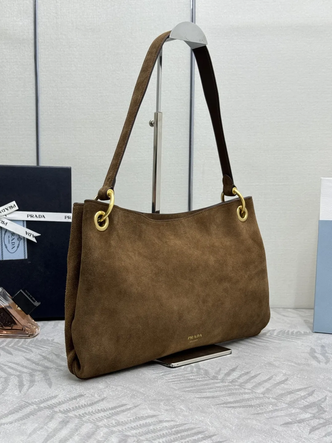 Etude Suede Shoulder Bag D90016297 — view 3