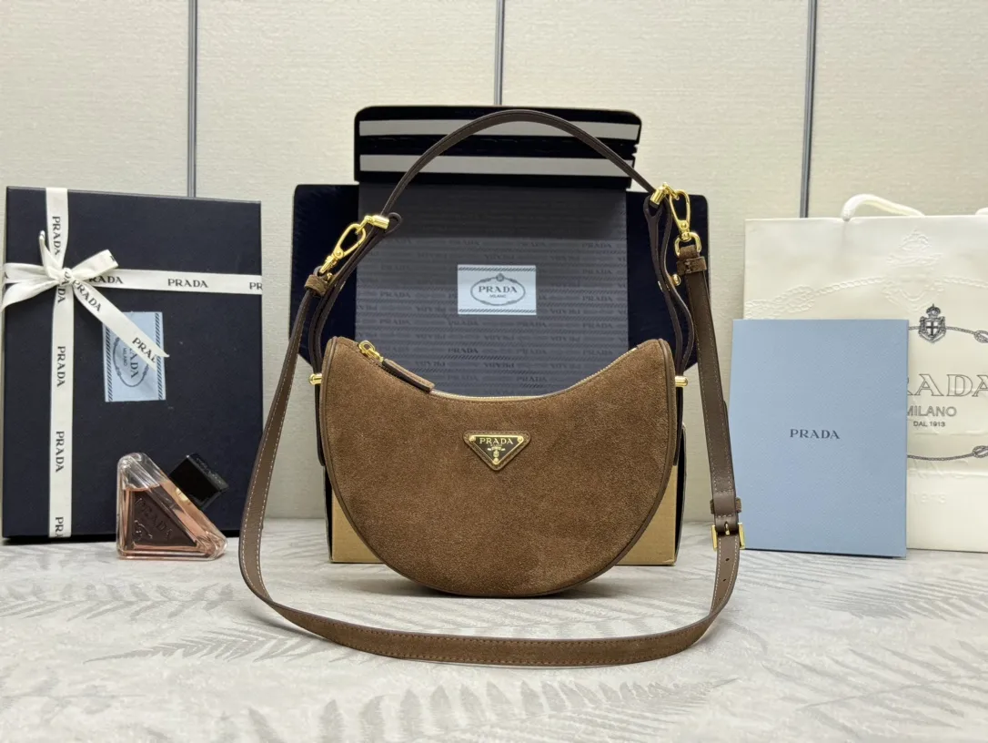 Prada Moon Suede Shoulder Bag D88016300