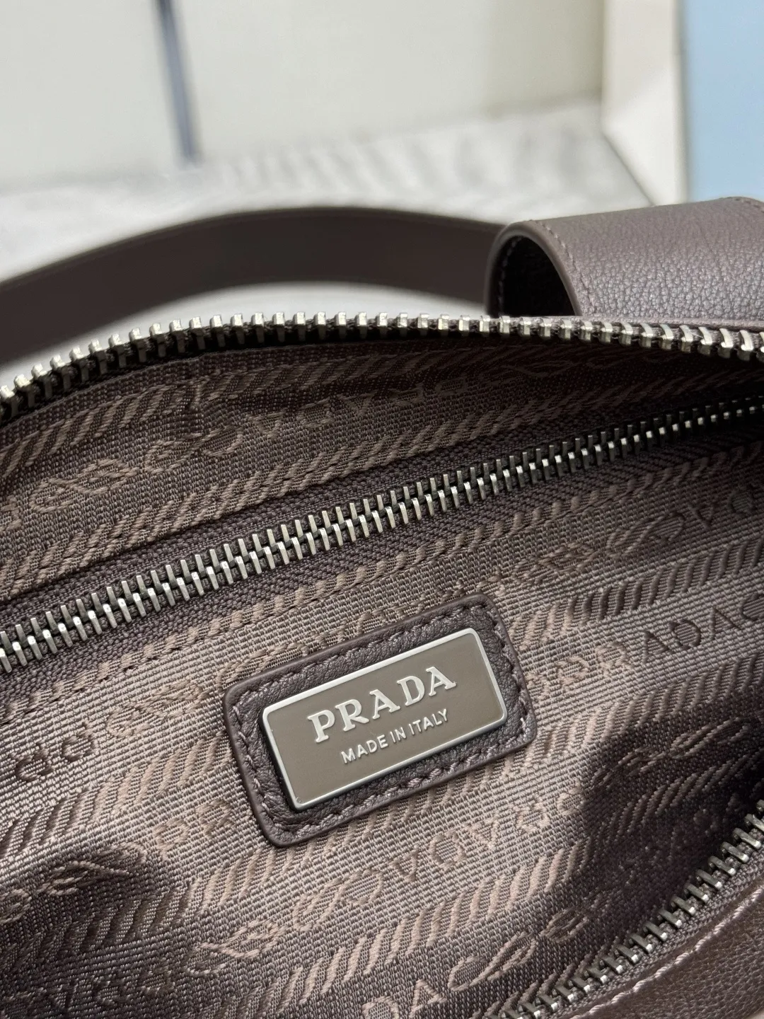 Prada Leather Top-Handle Shoulder Bag D103016303 — view 9