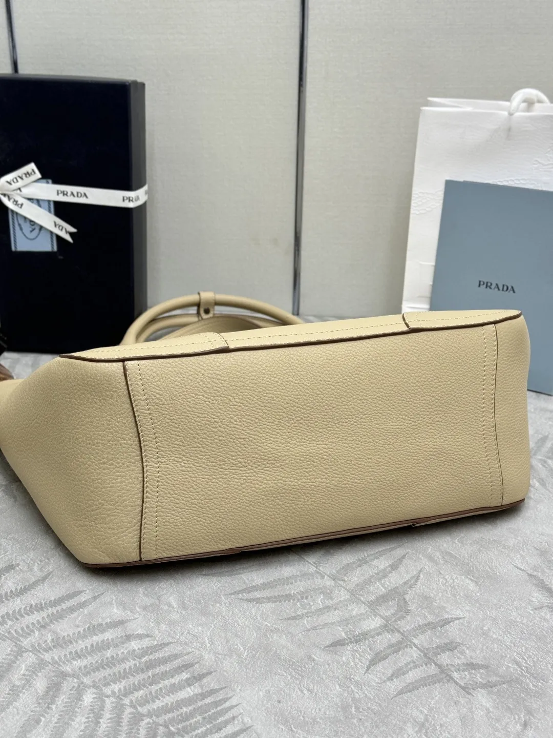 Prada Deerskin Leather Top-Handle Bag D123016306 — view 6