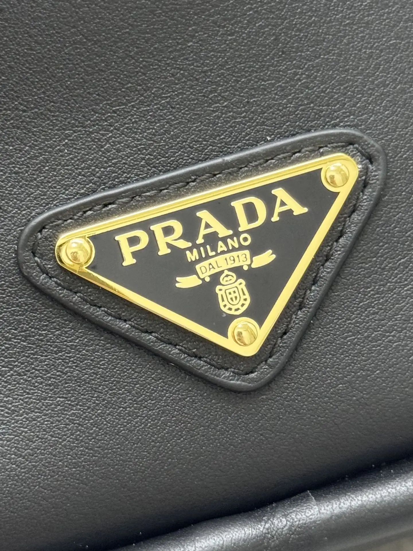 Prada 1BE087 Leather Bucket Bag D88016311 — view 8