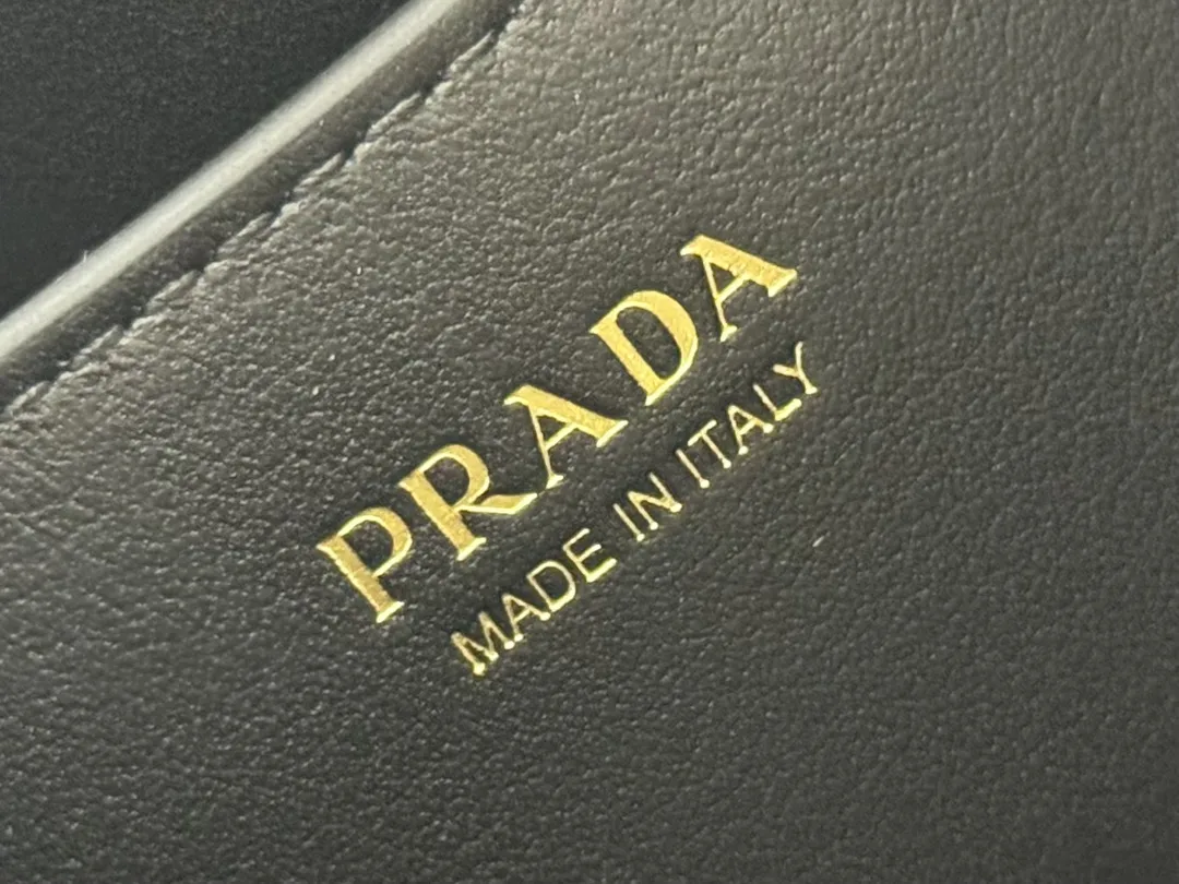 Prada 1BE087 Leather Bucket Bag D88016311 — view 9