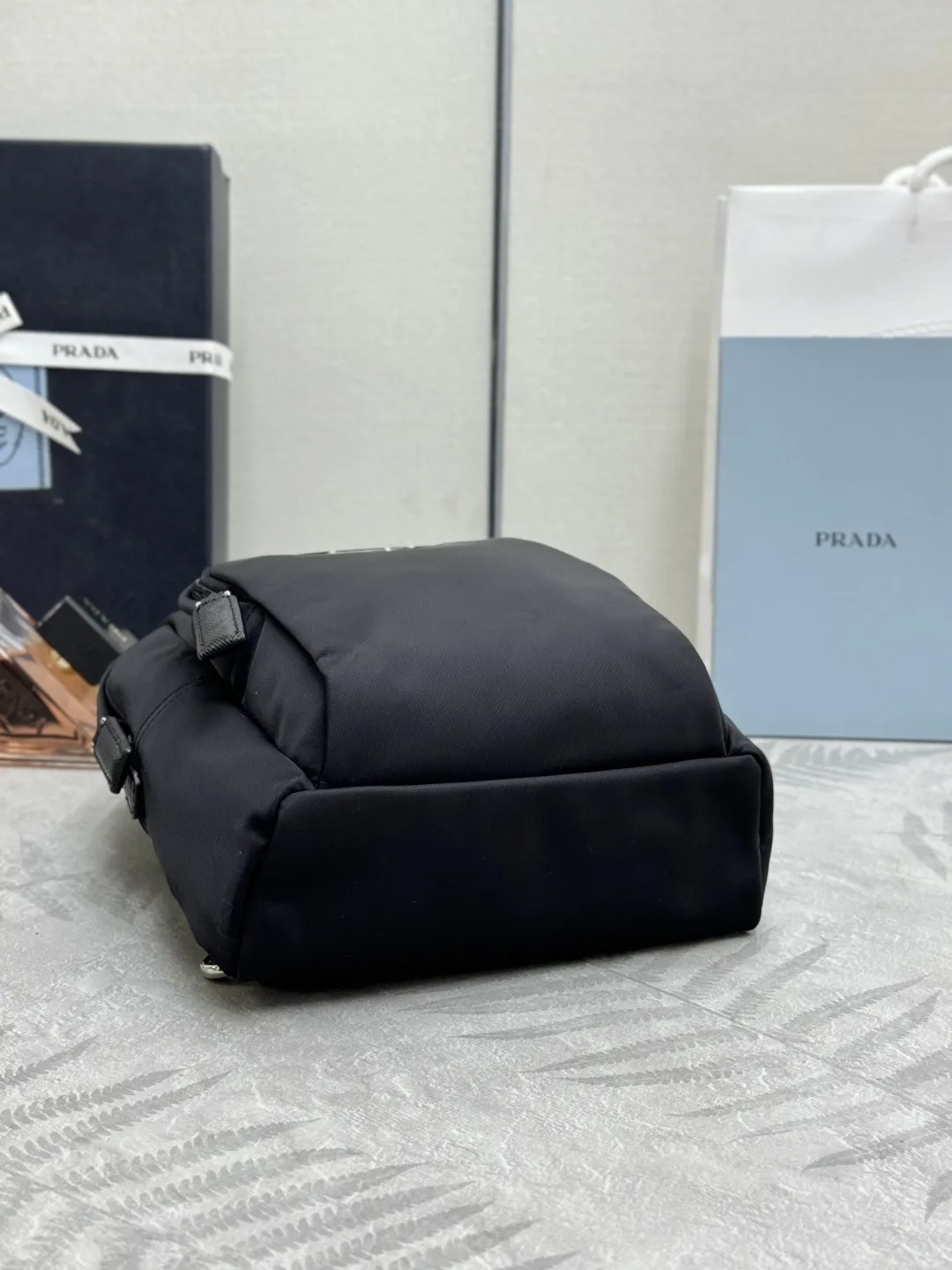 Re-Nylon Saffiano Trim Sling Bag D66016312 — view 6