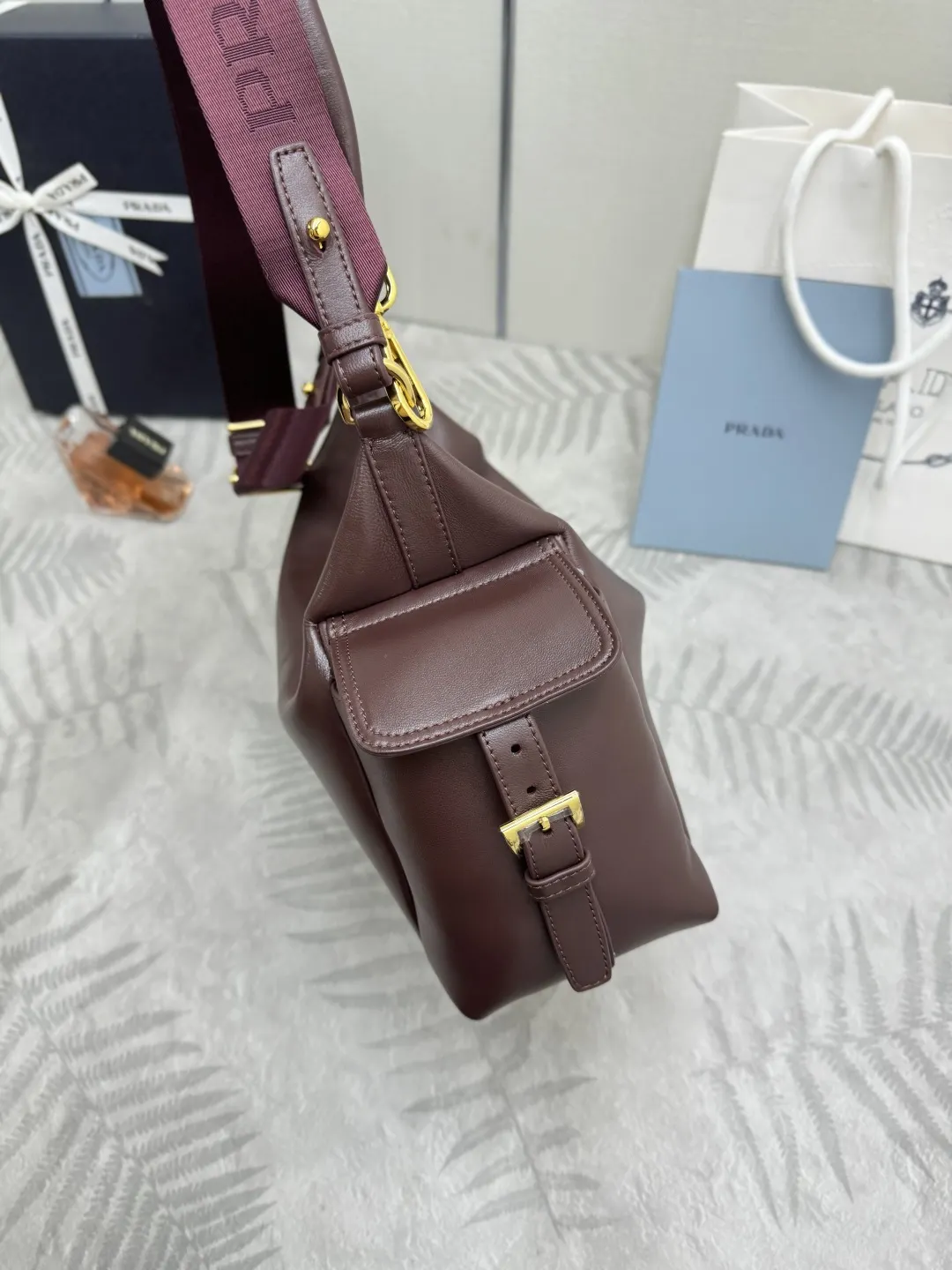 Prada Lambskin Shoulder Bag D98016512 — view 5