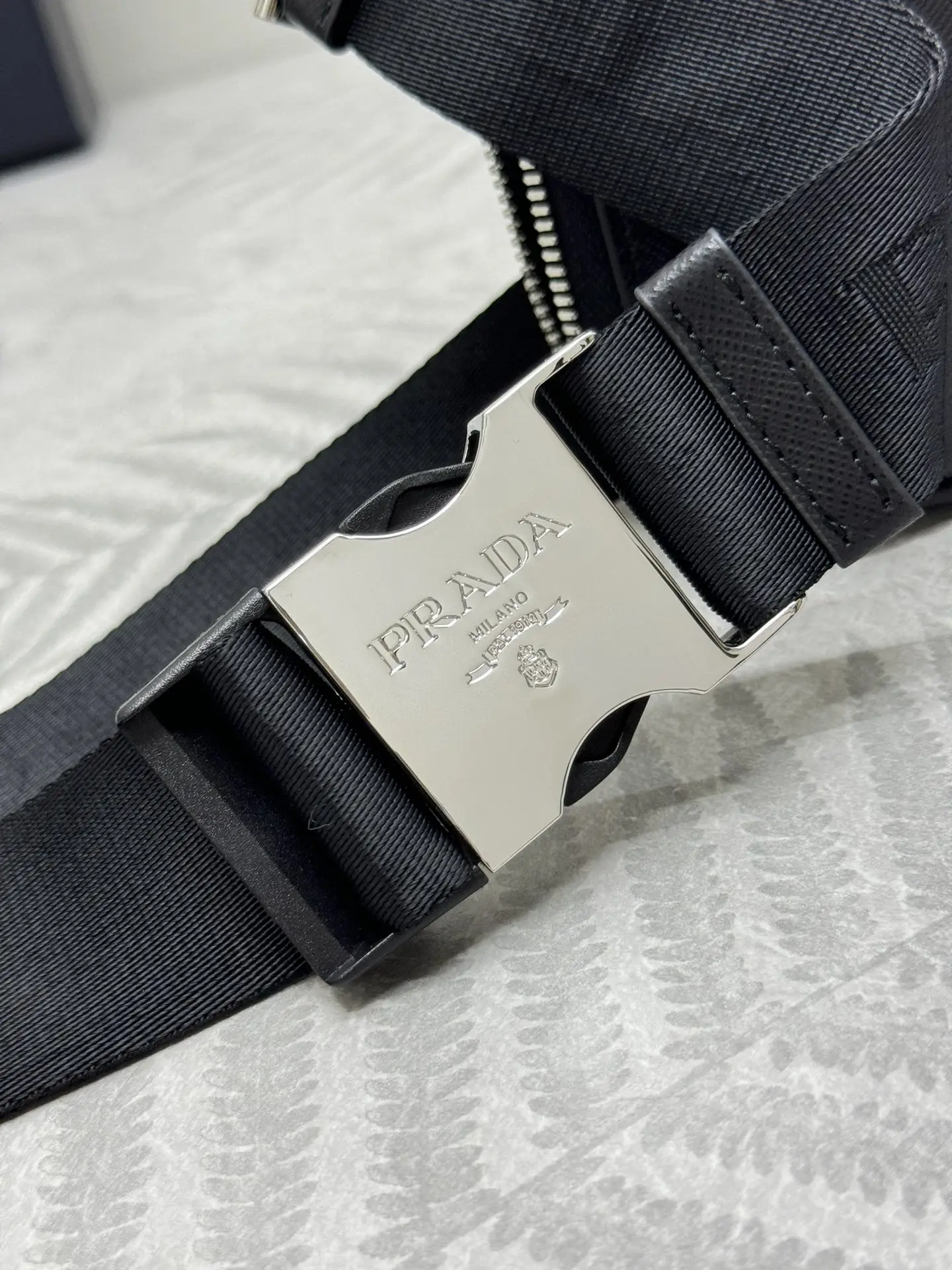 Prada Saffiano Leather Belt Bag D75016322 — view 9