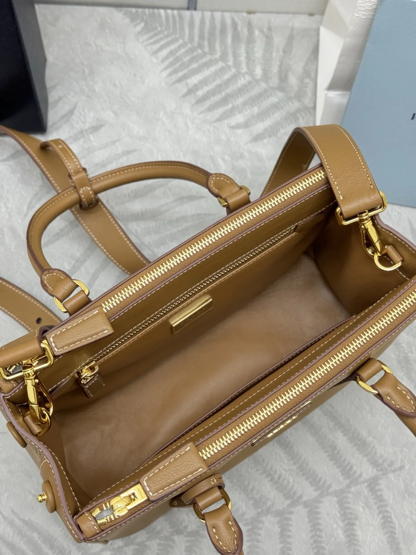 Prada Saffiano Leather Galleria Bag D116016324 — view 8