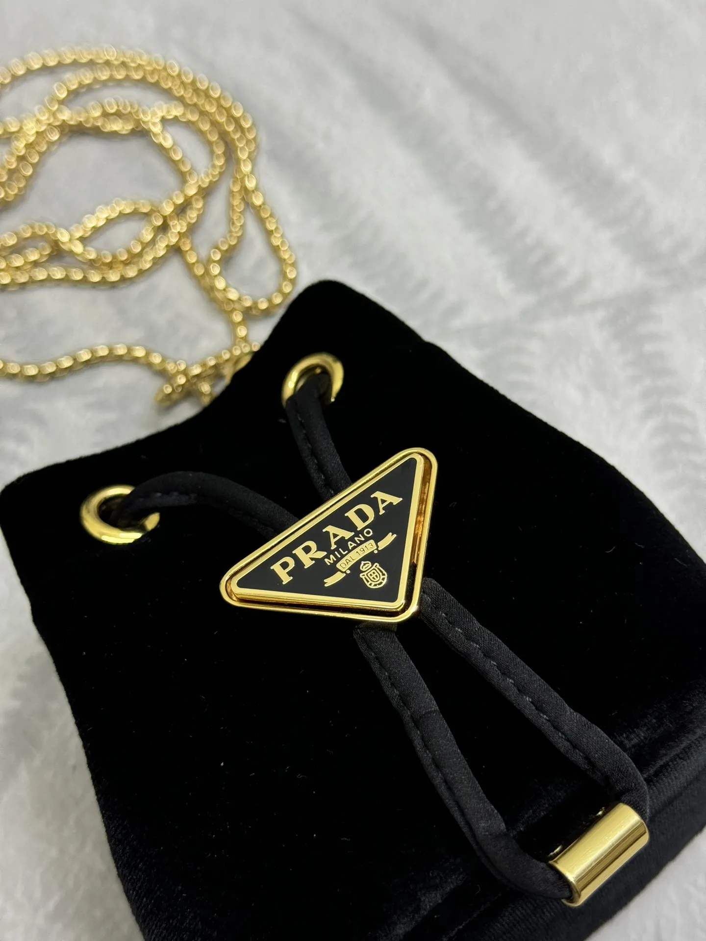 Velvet Mini Bucket Bag D67016327 — view 8