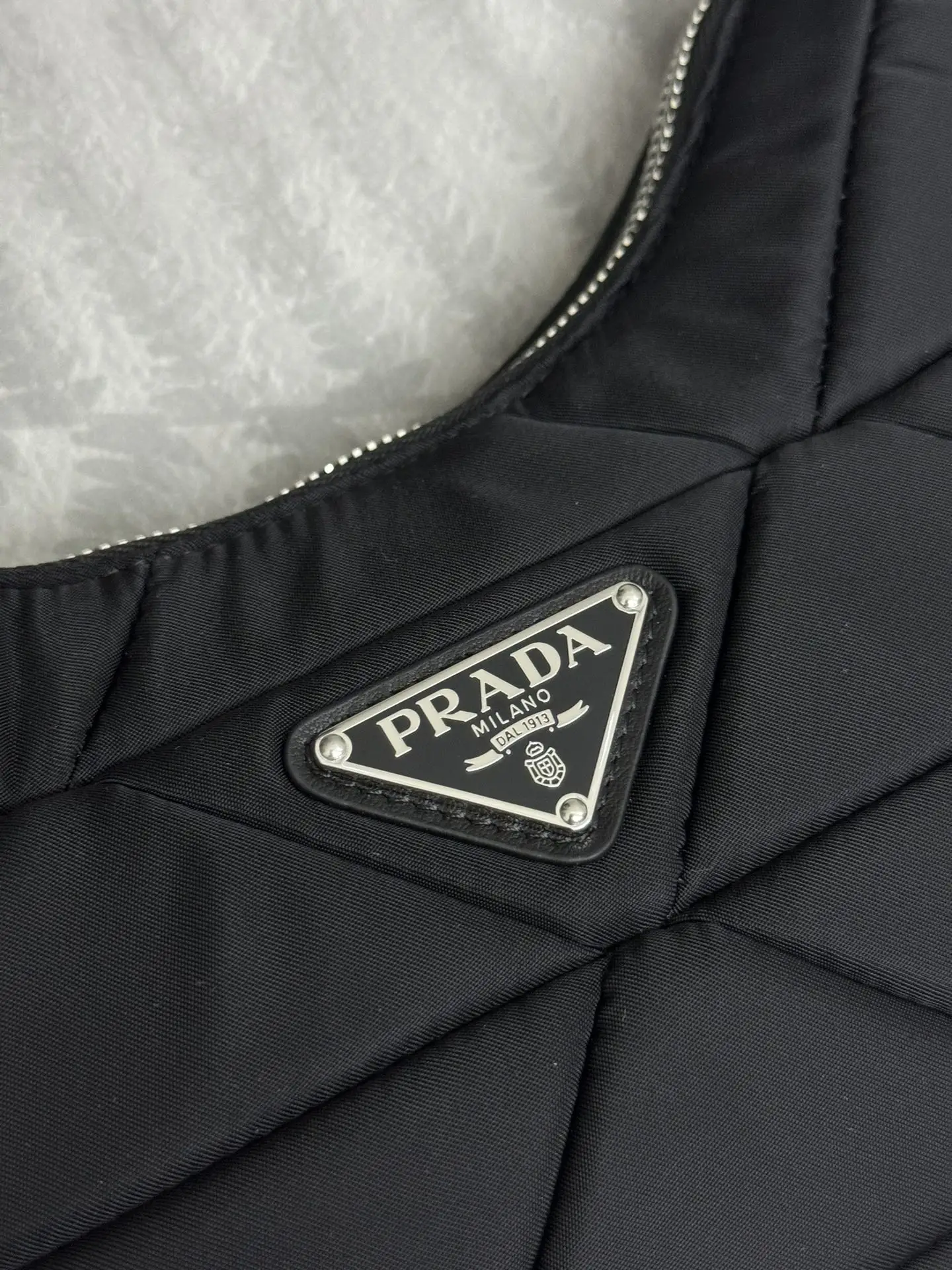 Prada Re-Edition 1BC151 Quilted Nylon Shoulder Bag D70016328 — view 7