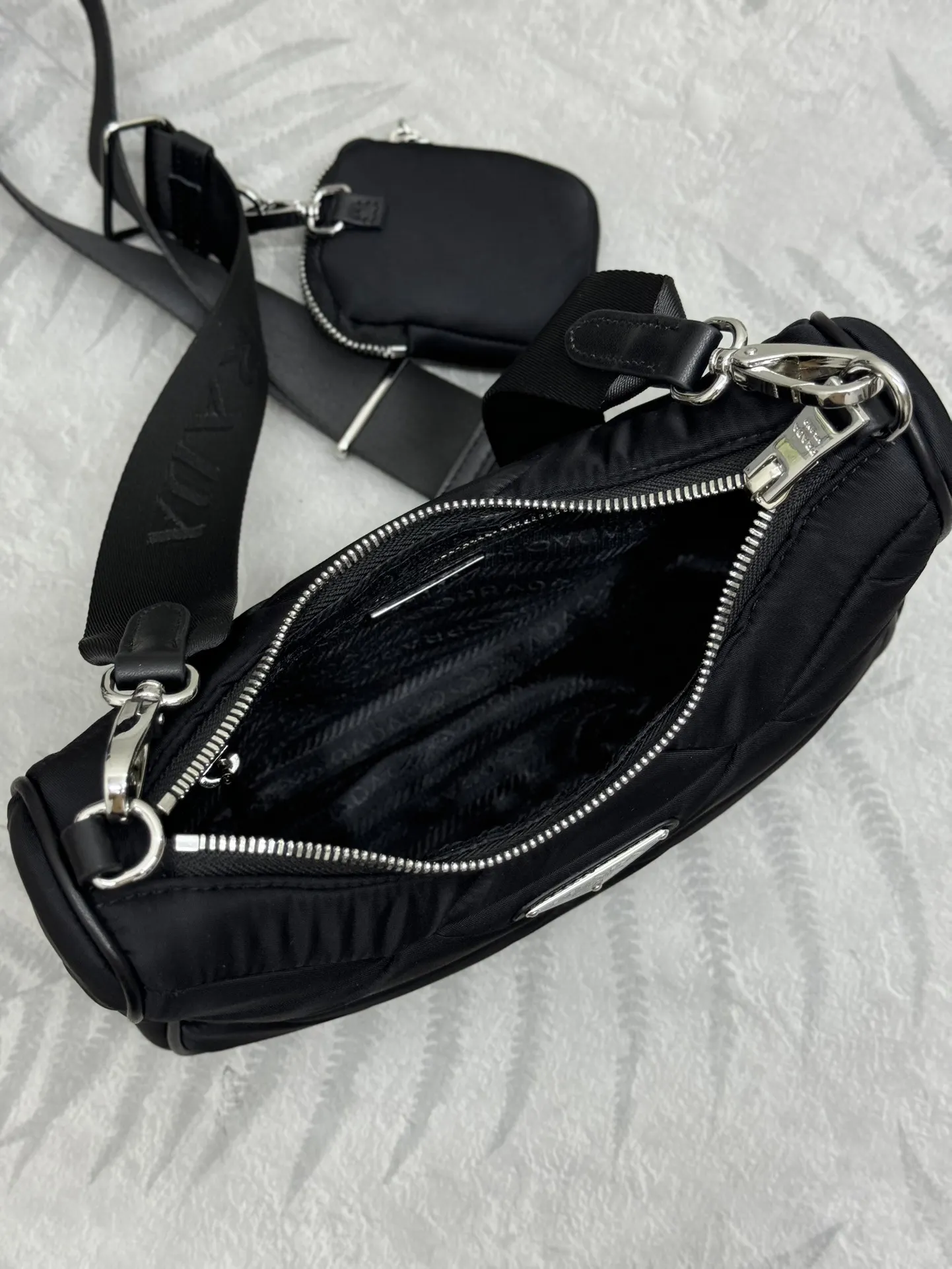 Prada Re-Edition 1BC151 Quilted Nylon Shoulder Bag D70016328 — view 8