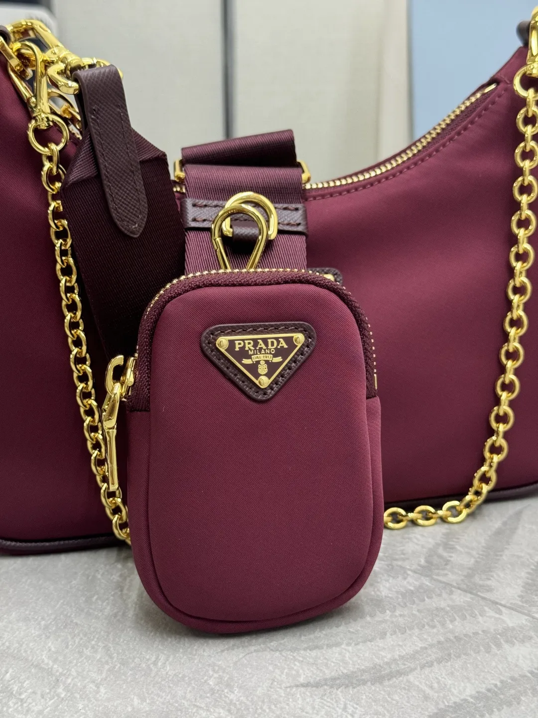 Re-Edition 2005 Nylon Hobo Bag D68016334 — view 5