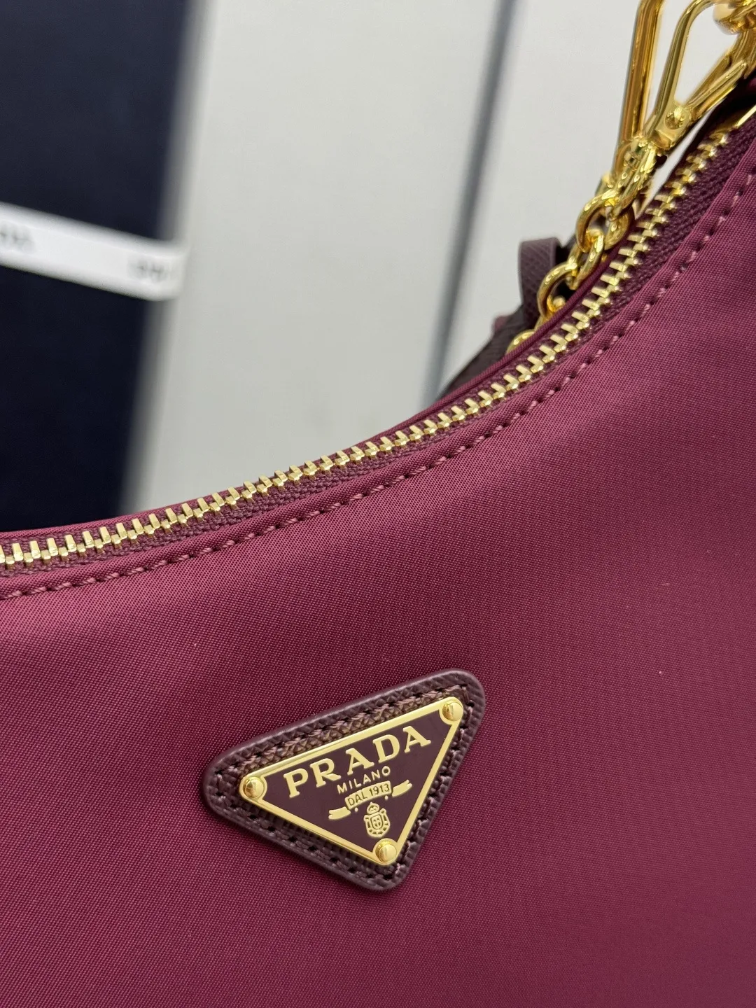 Re-Edition 2005 Nylon Hobo Bag D68016334 — view 7