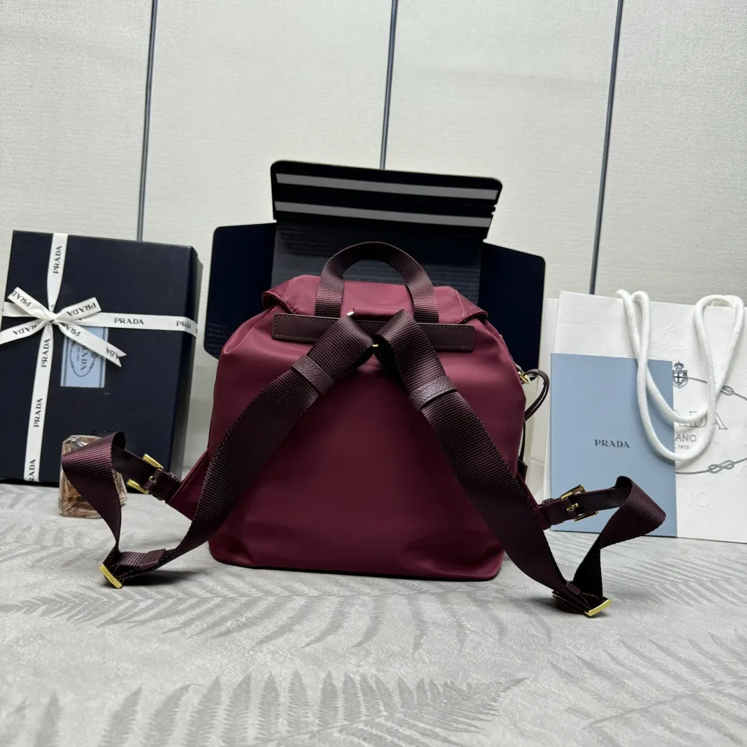 Prada Re-Nylon Backpack with Buckle Pockets D75016336 — view 2