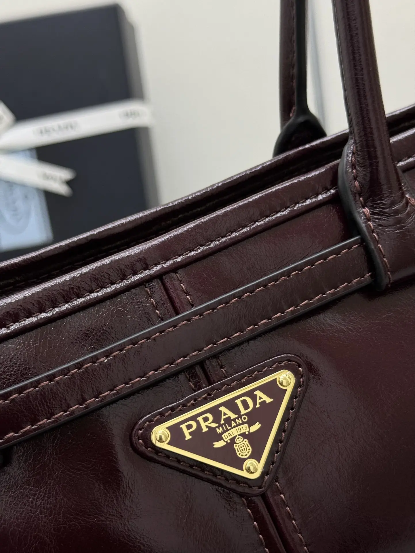 Soft Lux Leather Top-Handle Crossbody Bag D104016340 — view 7