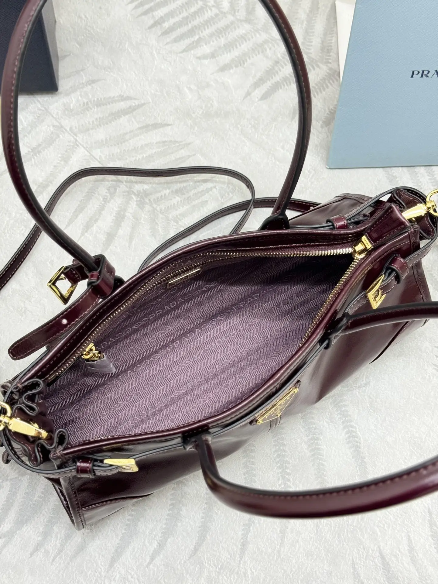 Soft Lux Leather Top-Handle Crossbody Bag D104016340 — view 8