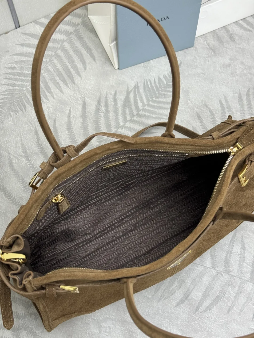 Soft Lux Suede Top-Handle & Crossbody Bag D98016343 — view 8