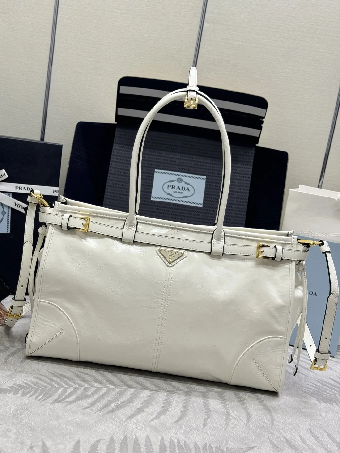 Soft Lux Leather Top-Handle Crossbody Bag D114016346