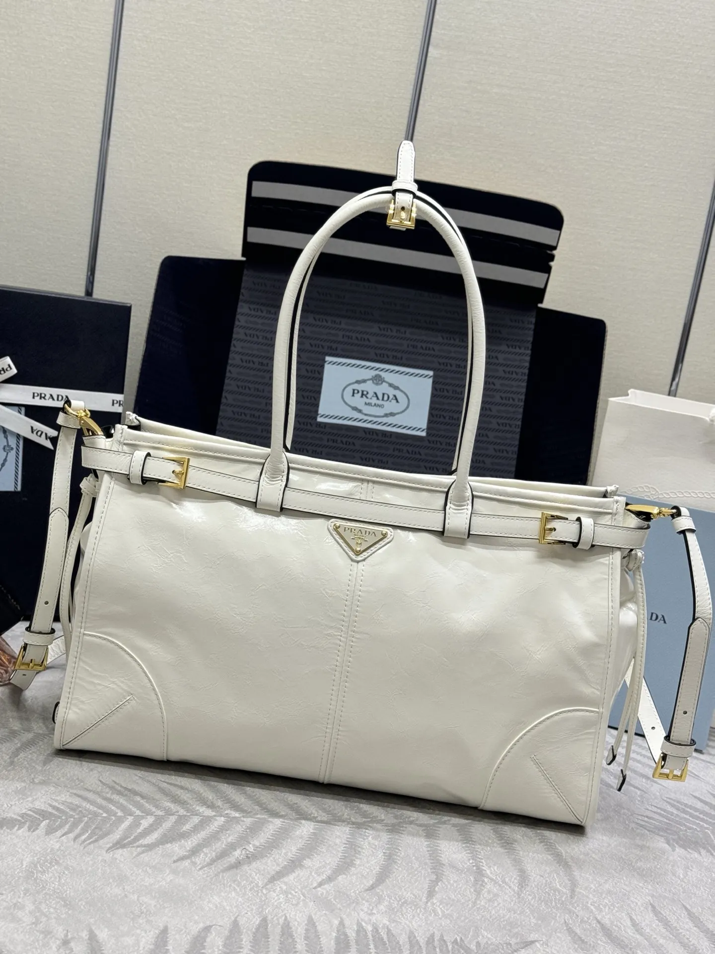 Soft Lux Leather Top-Handle Crossbody Bag D114016346