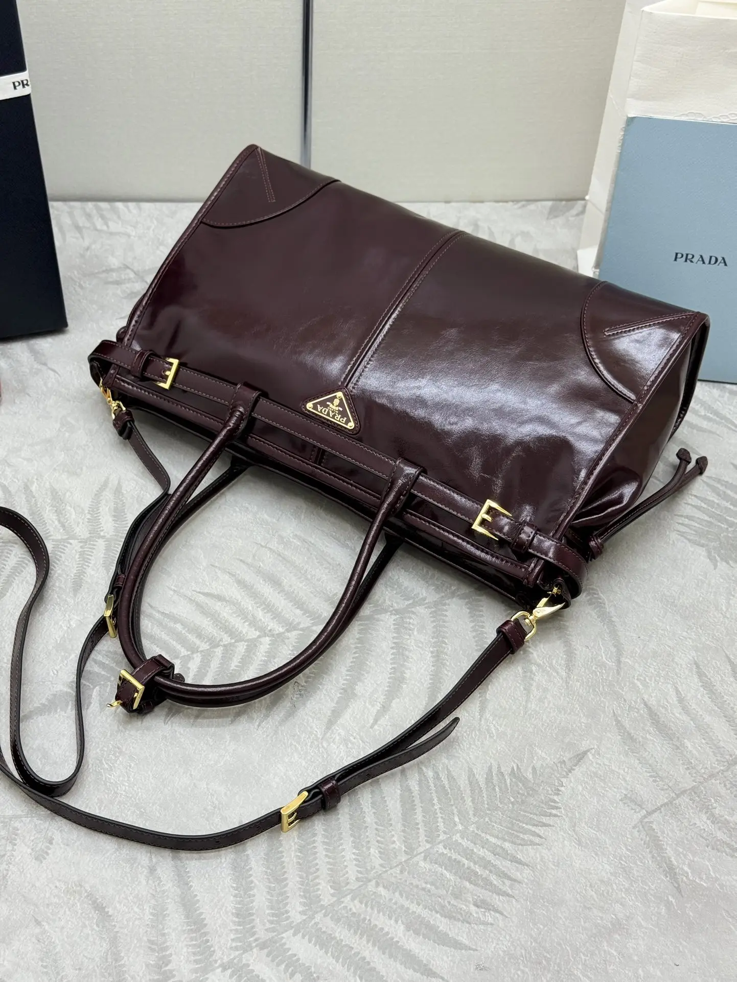 Soft Lux Leather Top-Handle & Crossbody Bag D114016349 — view 6