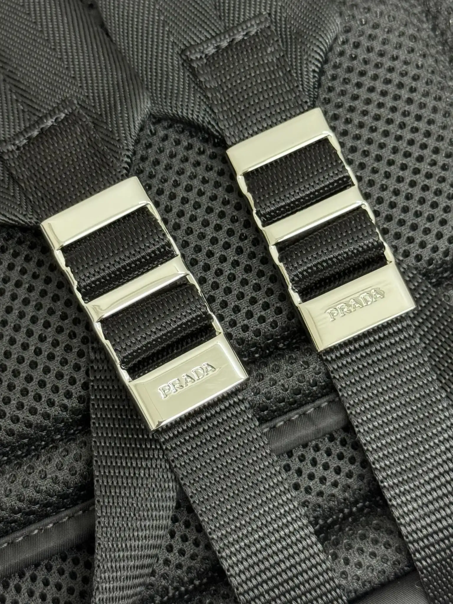 Nylon and Saffiano Leather Backpack D82016350 — view 5