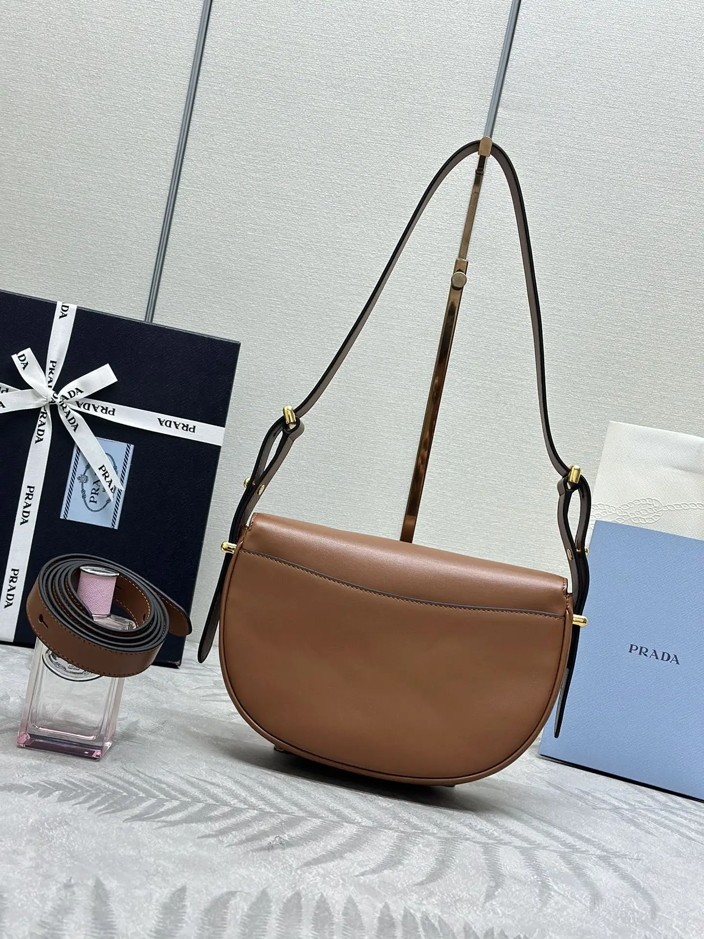 Prada Moon Saddle Bag with Double Straps D92016351 — view 2