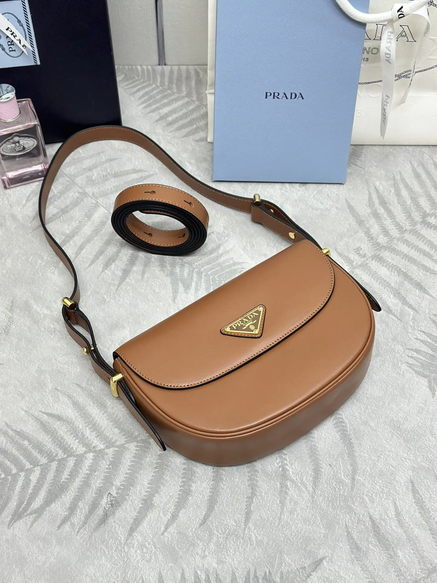 Prada Moon Saddle Bag with Double Straps D92016351 — view 3