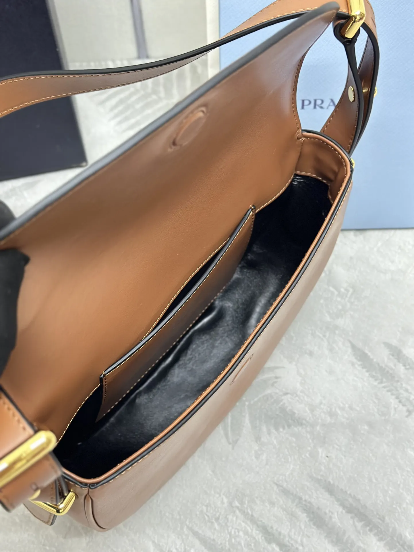 Prada Moon Saddle Bag with Double Straps D92016351 — view 6