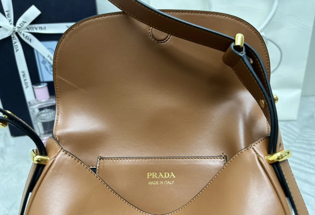 Prada Moon Saddle Bag with Double Straps D92016351 — view 8