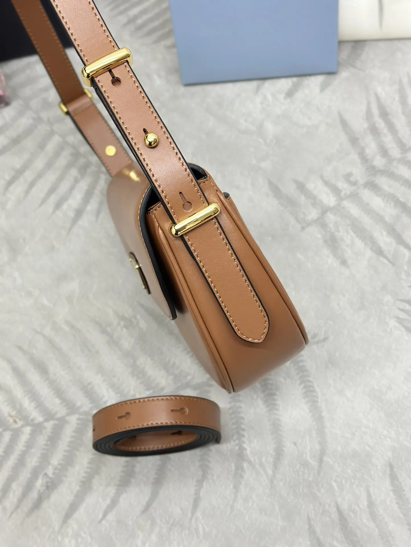 Prada Moon Saddle Bag with Double Straps D92016351 — view 9